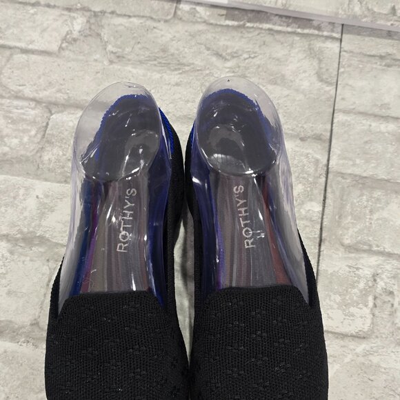Rothy's The Flat Loafers Flats Shoes Womens Size 8.5 Black Slip On - Picture 4 of 12